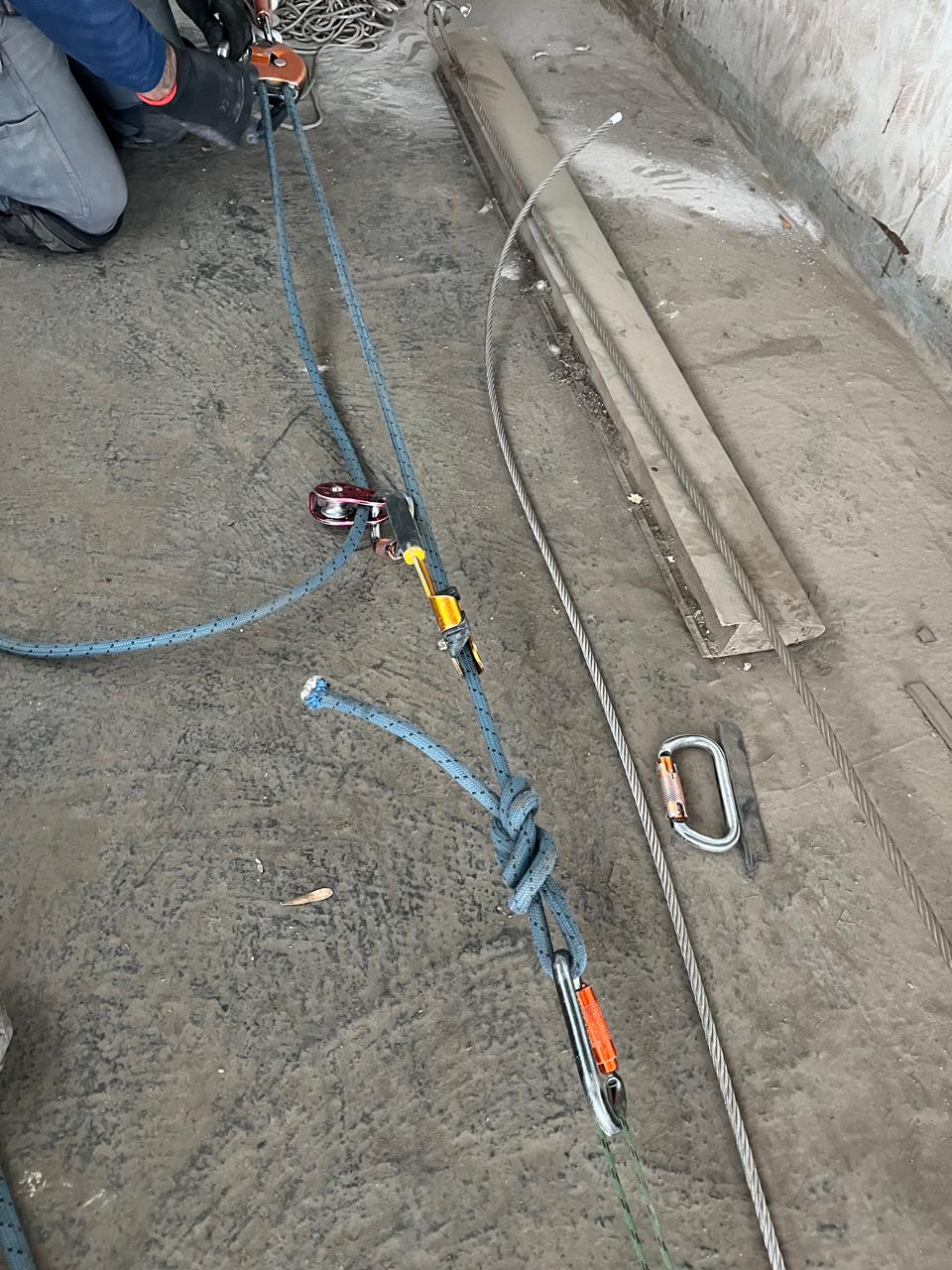 Instalación de línea de vida